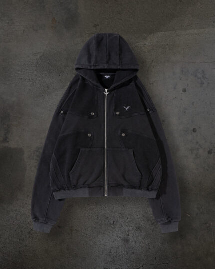 DITCH TRACK HOODIE (COAL)