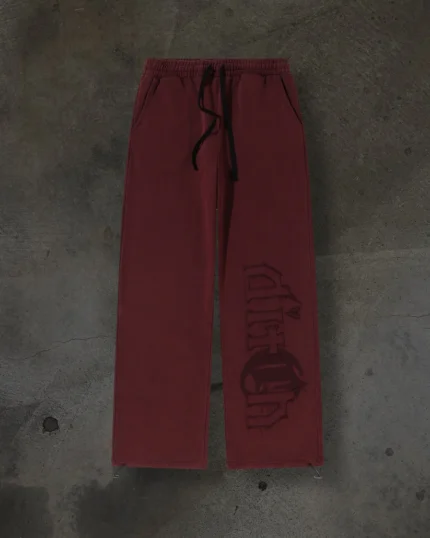 DITCH CORVIDITCH MISSING PATCH SWEATS (CRIMSON)